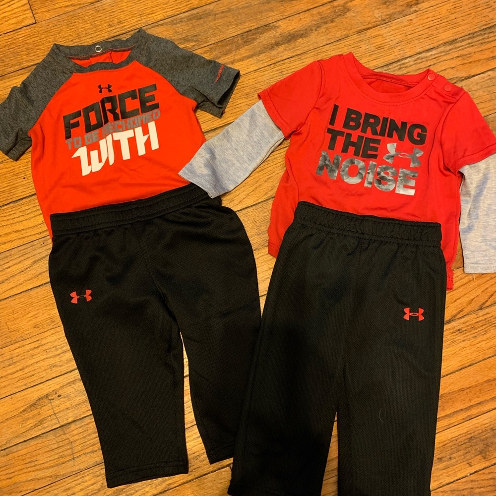 Under Armour boys 6-9 month sets